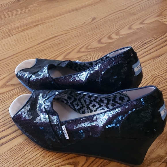 Toms sequins wedges - Picture 2 of 2